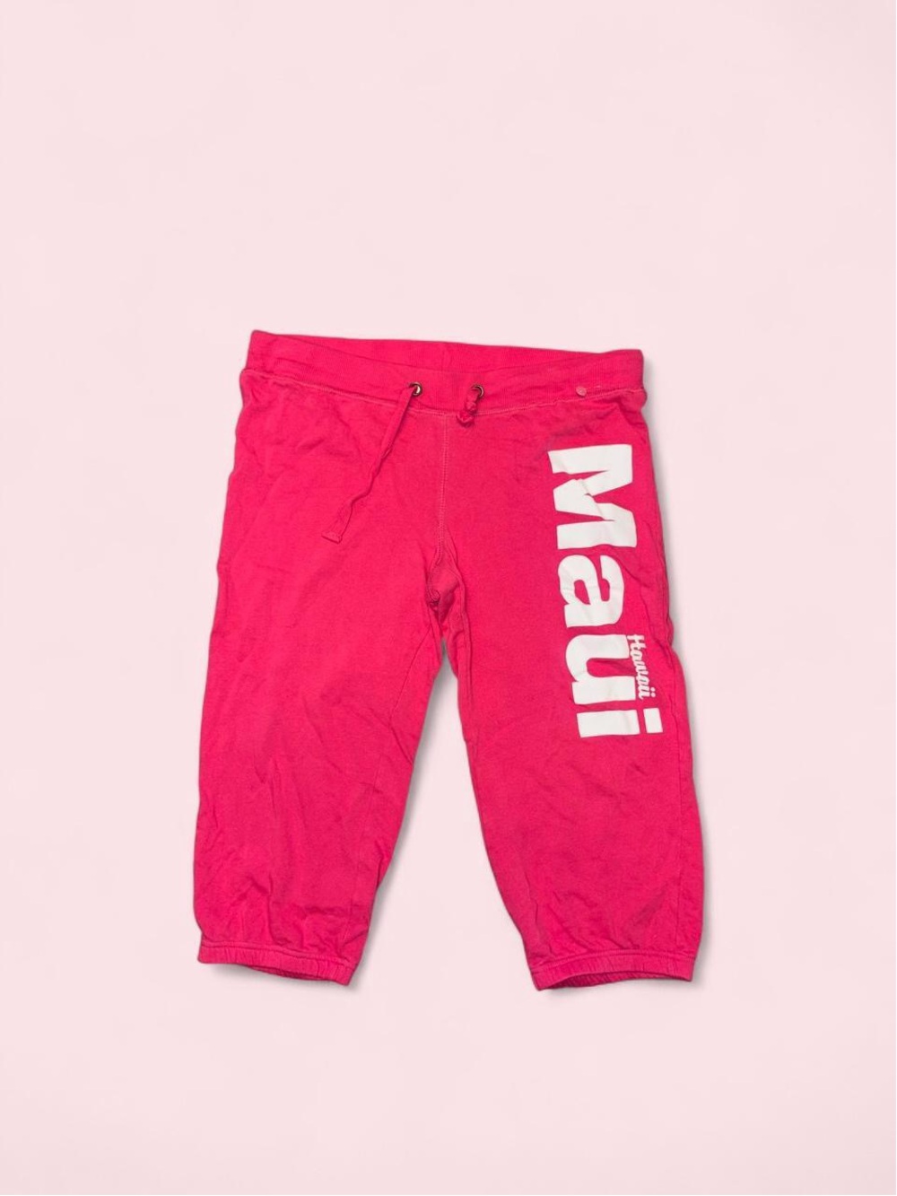 Kids Pink 'Maui' Capri Sweatpants